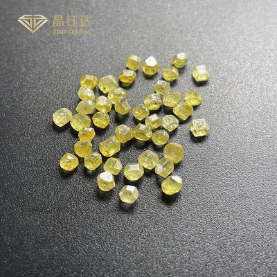 Buitensporige Intense Gele Laboratorium Gekweekte Gekleurde Diamanten HPHT 1ct aan 7ct