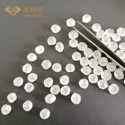2Ct op de Laboratorium Gecreeerde Diamanten van D van de Diamanten Witte Kleur E-F Ongesneden Ronde Kunstmatige Echte