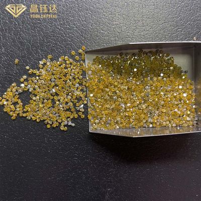 1.0mm tot 4.0mm HPHT Monocrystalline Diamanten Gele Hoge druk Op hoge temperatuur