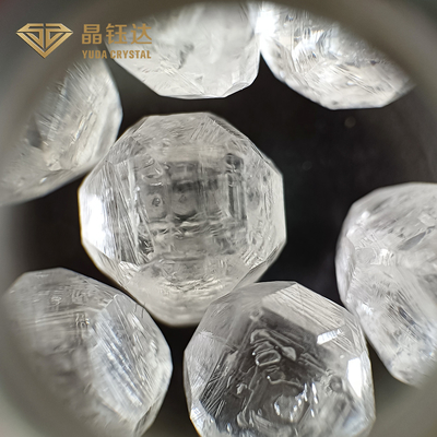 Rechthoekige ruwe DEF-kleurdiamanten HPHT-lab creëerde 10 Ct losse diamanten