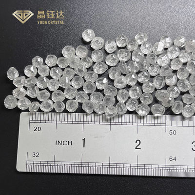 100% echt en hardheid 10 Mohs 1 karaat HPHT Lab gemaakt ongesneden ruwe witte Lab diamant