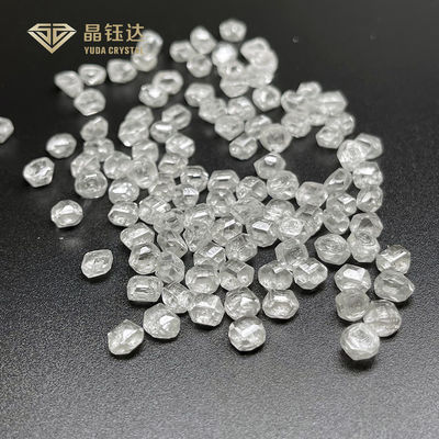 100% echt en hardheid 10 Mohs 1 karaat HPHT Lab gemaakt ongesneden ruwe witte Lab diamant