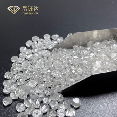 Yuda Crystal 3.0 - 4.0 ct Wit VVS VS HPHT Ruwe onbesneden diamanten Kunstmatig gemaakt diamanten