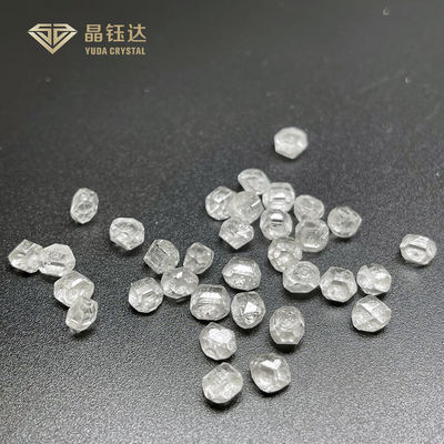 Yuda Crystal 3.0 - 4.0 ct Wit VVS VS HPHT Ruwe onbesneden diamanten Kunstmatig gemaakt diamanten
