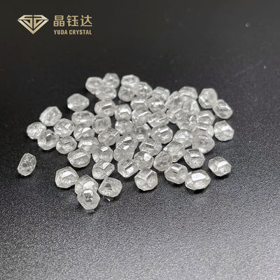Laboratorium gebaseerde diamanten HPHT Laboratorium gegroeide diamanten Witte synthetische ruwe diamant