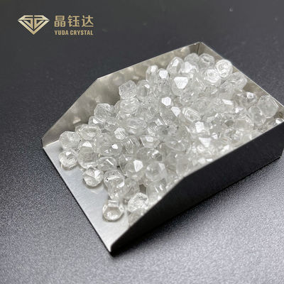 Laboratorium gebaseerde diamanten HPHT Laboratorium gegroeide diamanten Witte synthetische ruwe diamant
