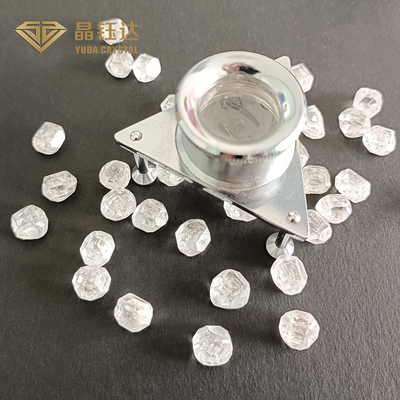 Vierkant 6 mm tot 8 mm DEF Kleur HPHT Diamant Chemische damp afzetting