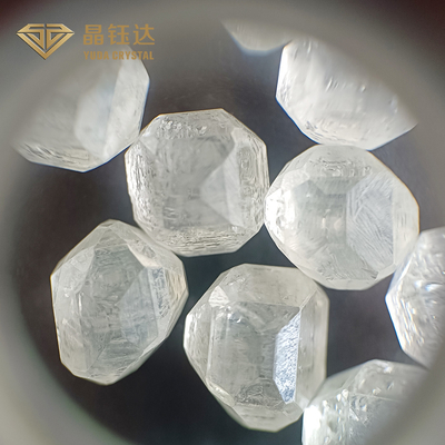 Rechthoekige ruwe DEF-kleurdiamanten HPHT-lab creëerde 10 Ct losse diamanten