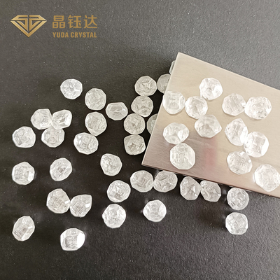 1 karaat Gewicht HPHT Ruwe diamant 10 karaat Gewicht FL - I3 Helderheid