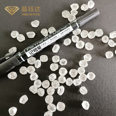1.0 1,5 Karaatlaboratorium Gekweekte Ruwe diamanten HPHT Ruw Ongesneden Wit Diamond For Rings
