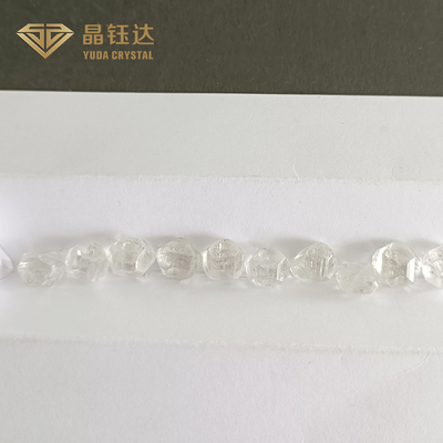 1 karaat Gewicht HPHT Ruwe diamant 10 karaat Gewicht FL - I3 Helderheid